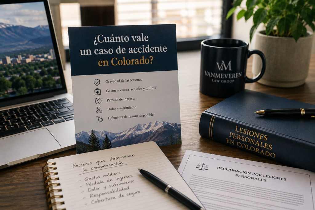 Valor de un caso de accidente en Colorado